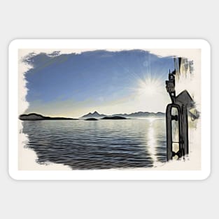 Ship Islands Lofoten Sticker